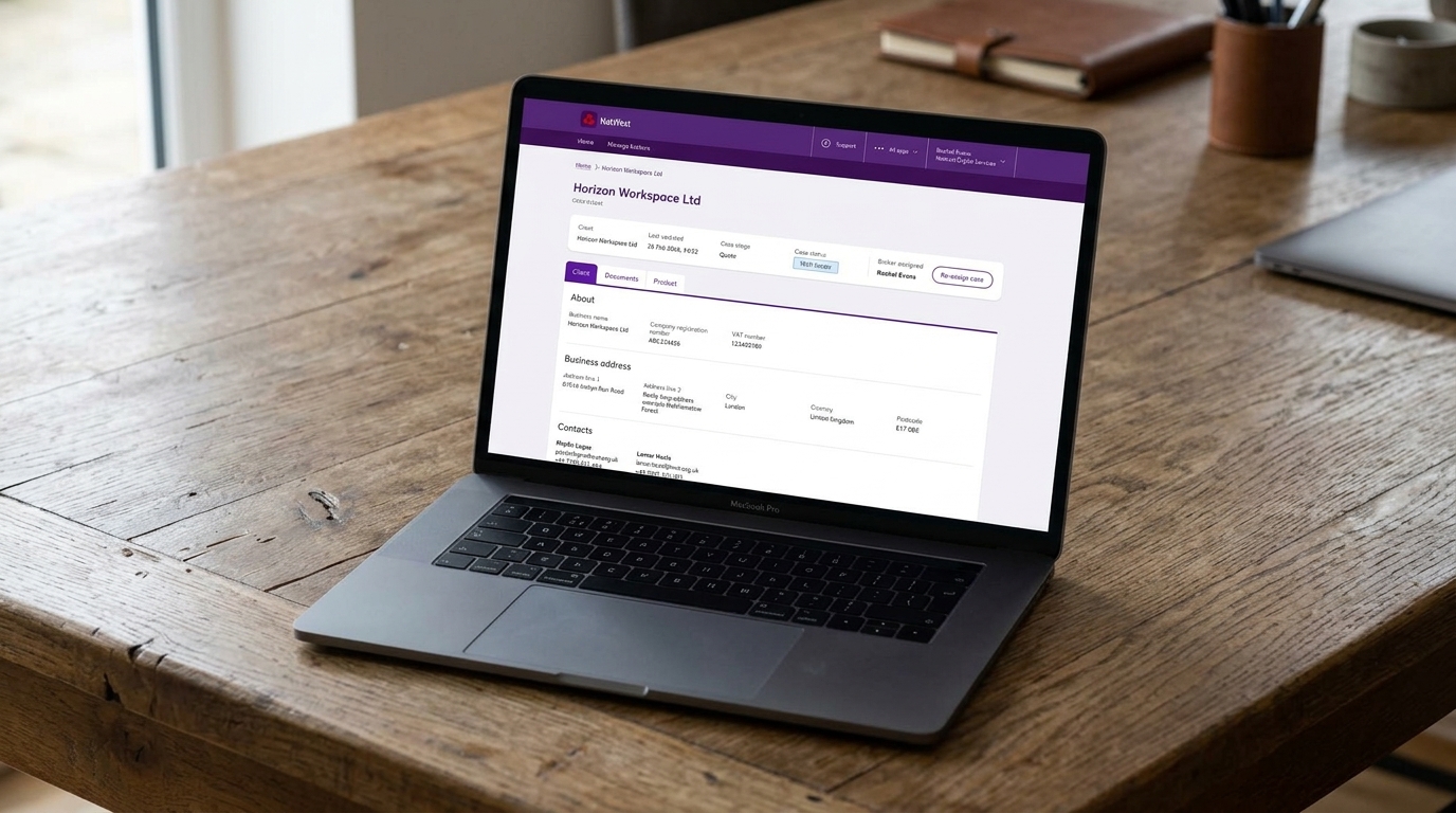 NatWest - Broker Case page