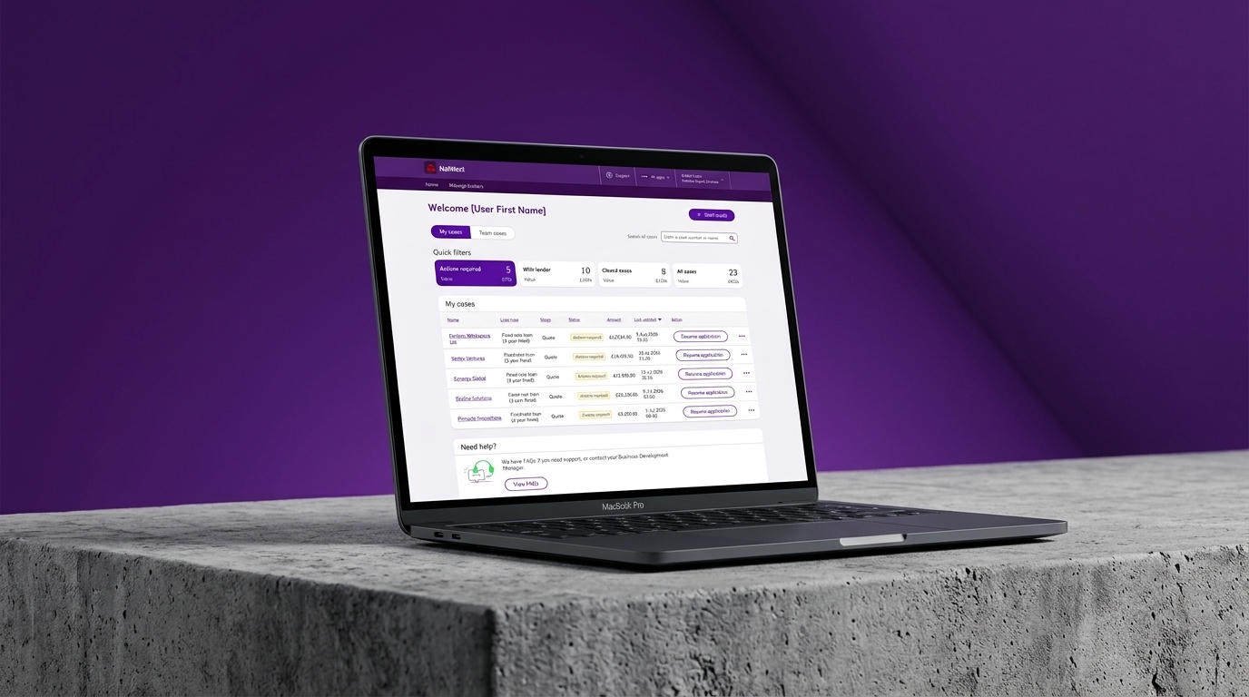NatWest - Broker Portal - Dashboard